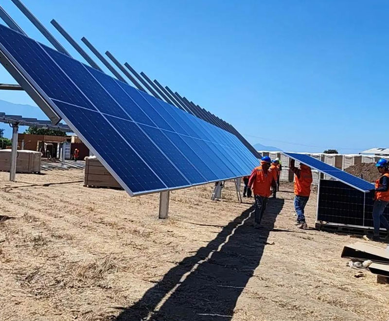 الرسم البياني: موقع بناء مشروع تشيلي