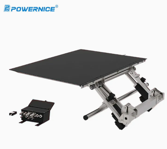 Powernice جهاز الرفع الخلفي من سبائك الألومنيوم الكهربائي الهيدروليكي الخاص بسلسلة التبريد 1 طن